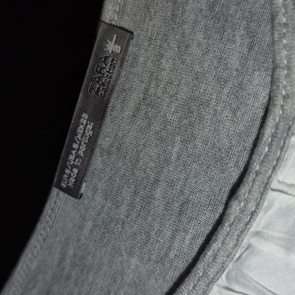 Zara Tee silver print T-Shirt great w. jeans & blazer, stretchy fits sizes S M L - Picture 10 of 12